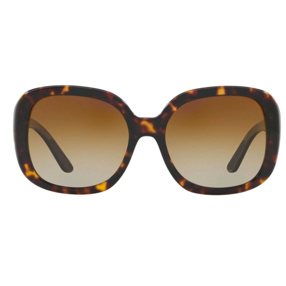 Burberry Oversized Square Frame Sunglasses in Dark Havana